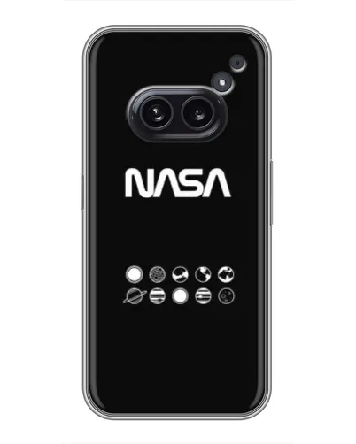 Чехол для Nothing Phone 2a с картинкой «NASA — технический принт»