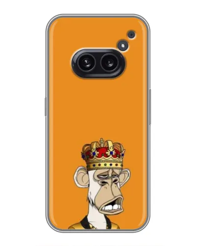 Чехол для Nothing Phone 2a с картинкой «Золотая обезьяна Bored Ape»