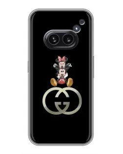 Чехол для Nothing Phone 2a с картинкой «Минни Маус на лого» Чехол для Nothing Phone 2a с картинкой «Минни Маус на лого»