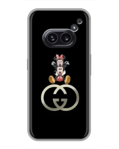 Чехол для Nothing Phone 2a с картинкой «Минни Маус на лого» Чехол для Nothing Phone 2a с картинкой «Минни Маус на лого»