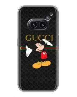 Чехол для Nothing Phone 2a с картинкой «Микки Маус Gucci» Чехол для Nothing Phone 2a с картинкой «Микки Маус Gucci»