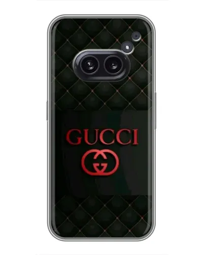 Чехол для Nothing Phone 2a с картинкой «Gucci — стеганый черный» Чехол для Nothing Phone 2a с картинкой «Gucci — стеганый черный»