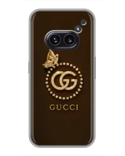 Чехол для Nothing Phone 2a с картинкой «Gucci — золотая бабочка» Чехол для Nothing Phone 2a с картинкой «Gucci — золотая бабочка»