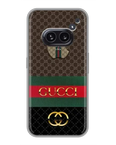 Чехол для Nothing Phone 2a с картинкой «Gucci — брендированный десерт» Чехол для Nothing Phone 2a с картинкой «Gucci — брендированный десерт»