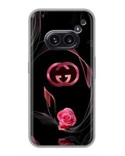 Чехол для Nothing Phone 2a с картинкой «Gucci — неоновая роза» Чехол для Nothing Phone 2a с картинкой «Gucci — неоновая роза»