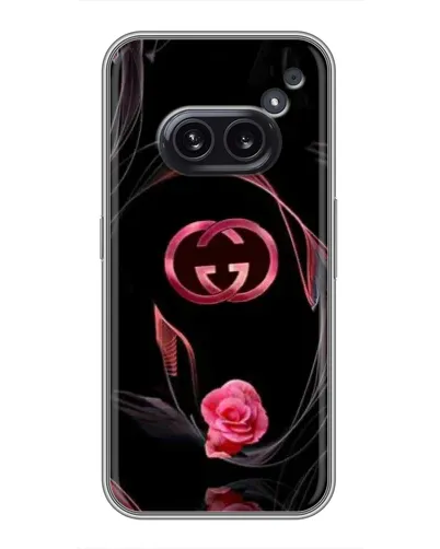 Чехол для Nothing Phone 2a с картинкой «Gucci — неоновая роза» Чехол для Nothing Phone 2a с картинкой «Gucci — неоновая роза»