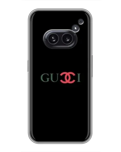 Чехол для Nothing Phone 2a с картинкой «Gucci — красный градиент» Чехол для Nothing Phone 2a с картинкой «Gucci — красный градиент»