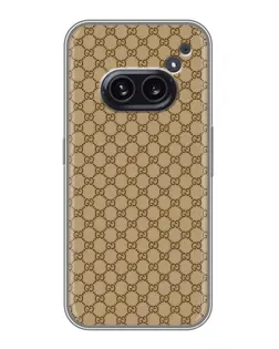 Чехол для Nothing Phone 2a с картинкой «Gucci — классический беж» Чехол для Nothing Phone 2a с картинкой «Gucci — классический беж»