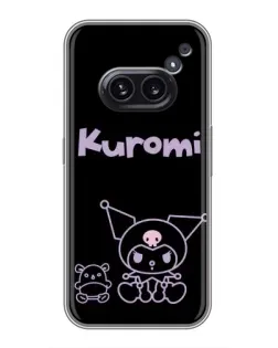 Чехол для Nothing Phone 2a с картинкой «Kuromi — черный минимализм» Чехол для Nothing Phone 2a с картинкой «Kuromi — черный минимализм»