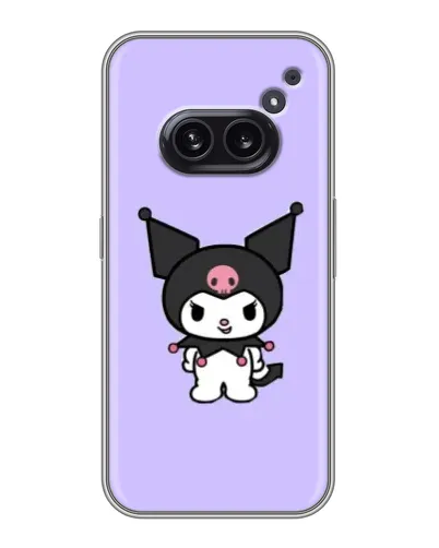 Чехол для Nothing Phone 2a с картинкой «Kuromi — нежный фиолетовый»