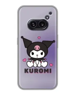Чехол для Nothing Phone 2a с картинкой «Kuromi — фиолетовый арт» Чехол для Nothing Phone 2a с картинкой «Kuromi — фиолетовый арт»