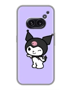Чехол для Nothing Phone 2a с картинкой «Классическая Kuromi» Чехол для Nothing Phone 2a с картинкой «Классическая Kuromi»