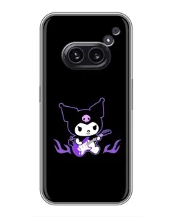 Чехол для Nothing Phone 2a с картинкой «Электрическая Kuromi» Чехол для Nothing Phone 2a с картинкой «Электрическая Kuromi»