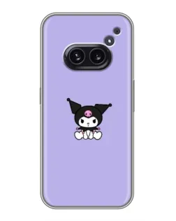 Чехол для Nothing Phone 2a с картинкой «Kuromi — фиолетовый минимализм» Чехол для Nothing Phone 2a с картинкой «Kuromi — фиолетовый минимализм»