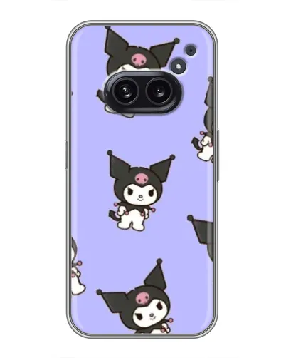 Чехол для Nothing Phone 2a с картинкой «Паттерн с Kuromi»