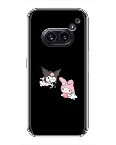 Чехол для Nothing Phone 2a с картинкой «My Melody и Kuromi»