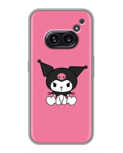 Чехол для Nothing Phone 2a с картинкой «Хмурая Kuromi»