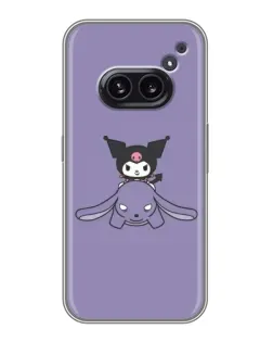 Чехол для Nothing Phone 2a с картинкой «Kuromi на лиловом фоне» Чехол для Nothing Phone 2a с картинкой «Kuromi на лиловом фоне»