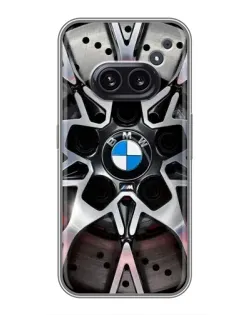 Чехол для Nothing Phone 2a с картинкой «BMW — деталь диска»
