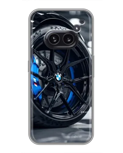 Чехол для Nothing Phone 2a с картинкой «Колесо BMW вблизи»