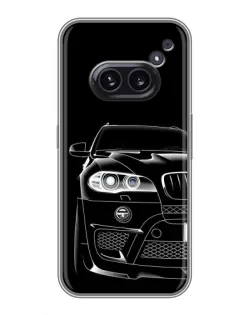 Чехол для Nothing Phone 2a с картинкой «Темный силуэт BMW» Чехол для Nothing Phone 2a с картинкой «Темный силуэт BMW»
