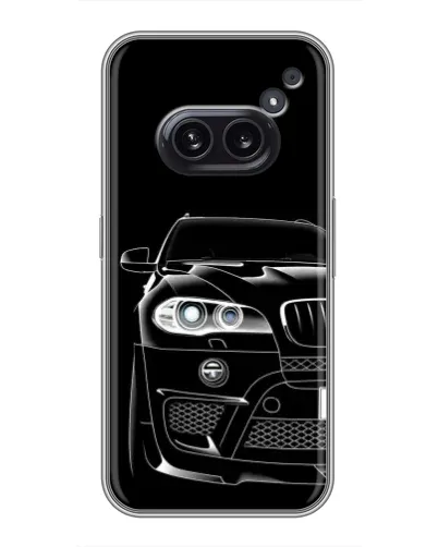 Чехол для Nothing Phone 2a с картинкой «Темный силуэт BMW»