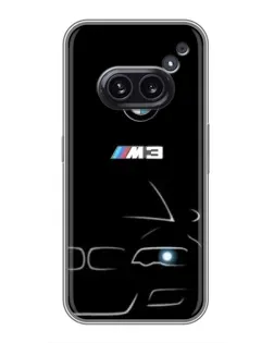 Чехол для Nothing Phone 2a с картинкой «Минималистичный принт BMW M3» Чехол для Nothing Phone 2a с картинкой «Минималистичный принт BMW M3»