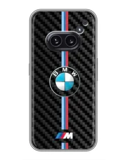 Чехол для Nothing Phone 2a с картинкой «Эмблема BMW и карбон» Чехол для Nothing Phone 2a с картинкой «Эмблема BMW и карбон»