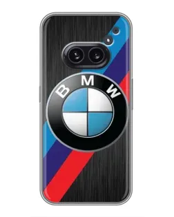 Чехол для Nothing Phone 2a с картинкой «BMW M-stripes стиль» Чехол для Nothing Phone 2a с картинкой «BMW M-stripes стиль»
