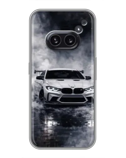 Чехол для Nothing Phone 2a с картинкой «BMW сквозь туман»