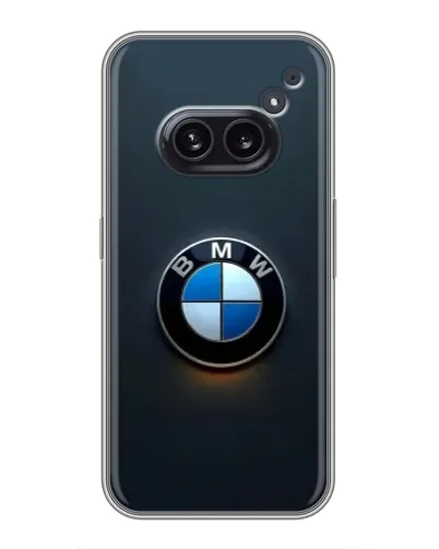 Чехол для Nothing Phone 2a с картинкой «Логотип BMW — минимализм»