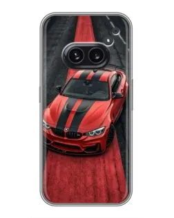 Чехол для Nothing Phone 2a с картинкой «BMW на красной дорожке» Чехол для Nothing Phone 2a с картинкой «BMW на красной дорожке»