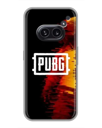 Чехол для Nothing Phone 2a с картинкой «Яркий логотип PUBG»