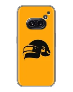 Чехол для Nothing Phone 2a с картинкой «PUBG — золотой шлем» Чехол для Nothing Phone 2a с картинкой «PUBG — золотой шлем»