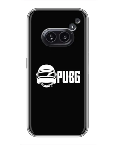 Чехол для Nothing Phone 2a с картинкой «PUBG — классический лого»