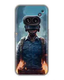 Чехол для Nothing Phone 2a с картинкой «PUBG — реалистичный герой» Чехол для Nothing Phone 2a с картинкой «PUBG — реалистичный герой»