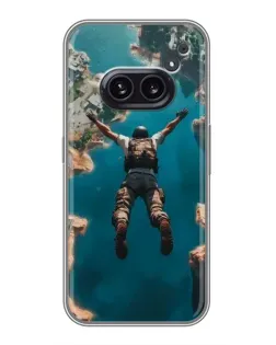 Чехол для Nothing Phone 2a с картинкой «PUBG — свободное падение» Чехол для Nothing Phone 2a с картинкой «PUBG — свободное падение»