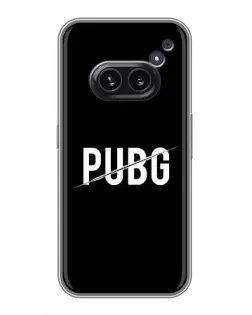 Чехол для Nothing Phone 2a с картинкой «PUBG — белый логотип» Чехол для Nothing Phone 2a с картинкой «PUBG — белый логотип»