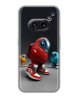 Чехол для Nothing Phone 2a с картинкой «Among Us — 3D стиль»