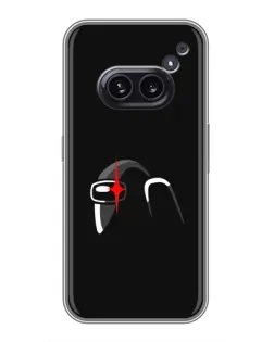 Чехол для Nothing Phone 2a с картинкой «Among Us шлем»