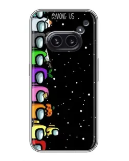 Чехол для Nothing Phone 2a с картинкой «Команда Among Us»