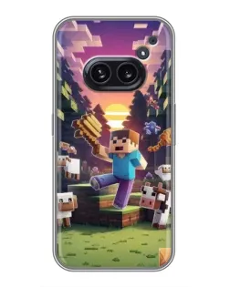 Чохол для Nothing Phone 2a з картинкою «Стів на фермі» Чохол для Nothing Phone 2a з картинкою «Стів на фермі»