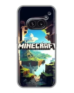 Чохол для Nothing Phone 2a з картинкою «Печера Майнкрафт»