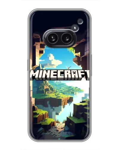 Чохол для Nothing Phone 2a з картинкою «Печера Майнкрафт»