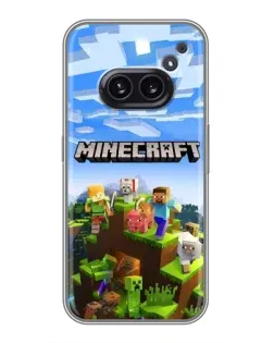 Чохол для Nothing Phone 2a з картинкою «Minecraft класичний світ»