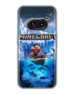 Чохол для Nothing Phone 2a з картинкою «Minecraft льодянийсвіт»