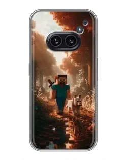 Чохол для Nothing Phone 2a з картинкою «Стів у лісі»