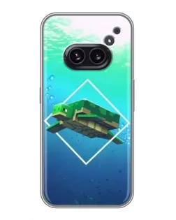 Чохол для Nothing Phone 2a з картинкою «Черепаха Minecraft»