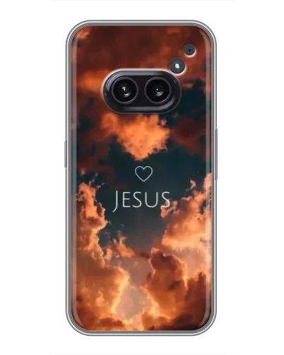 Чехол для Nothing Phone 2a с картинкой «Сияние Имени Jesus»