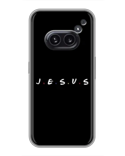 Чехол для Nothing Phone 2a с картинкой «Точки веры J.E.S.U.S.»